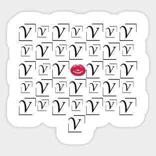 vog lips Sticker